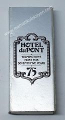 Hotel duPont, kibrit Otel kibritleri