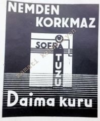 Nemden korkmaz sofra tuzu - Dergiden çıkma reklam - Efemera