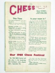 Chess No: 550 / 1968 - Magazine, dergi