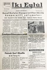 Eskişehir - İki Eylül gazetesi / 12 Kasım 1957