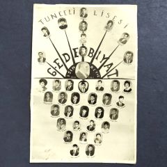 Tunceli Lisesi 6 Edebiyat 1965 - 66 - Büyük Boy Fotoğraf