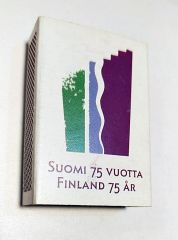 Suomi 75 vuotta Finland 75 AR - Kibrit