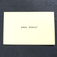Erol SİMAVİ - Kartvizit / Efemera