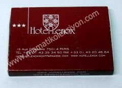 Hotel Lenox, kibrit