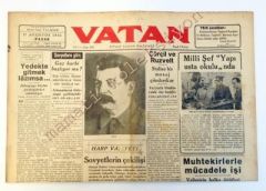 Vatan gazetesi - 17 Ağustos 1941 Veliefendi At yarışları