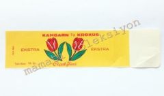 Kamgarn tip Kroküs Çiçek Yünü - Etiket - Efemera
