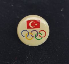 Türk Bayrağı ve Olimpiyat - Olimpiyat Rozet
