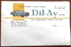 Dil - Ay Ticaret - Oto Mercedes Tamir Atölyesi / Antetli kağıt