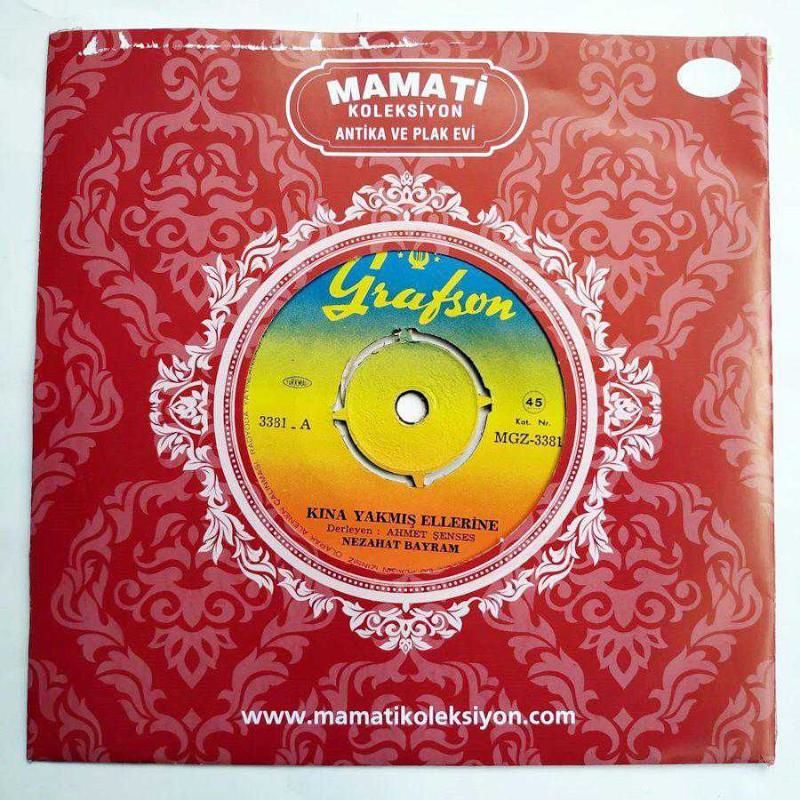 Kına yakmış ellerine - Halimden haberin varmı / Nezahat BAYRAM / 45'lik plak