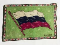 Russia - Rusya / 1910'lar Tütün promosyonu, 14x21 kumaş bayrak