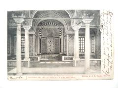 Interieur de la Rouba a Belvered TUNIS /  Constantinople ve Tunus damgalı  - Postadan geçmiş kartpostal