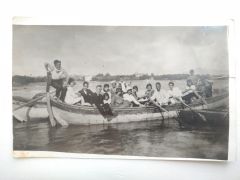 Caddebostan, sandala binenler 1930 / Osmanlıca yazılı fotoğraf -  Fotoğraf