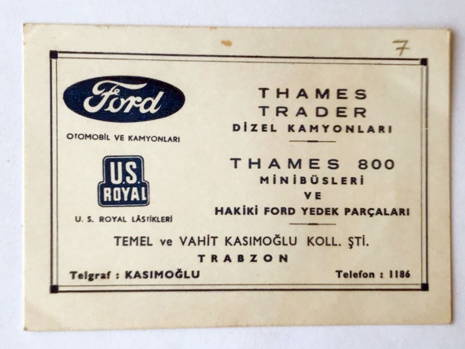Thames Trader Dizel Kamyonları TRABZON - Kartadres