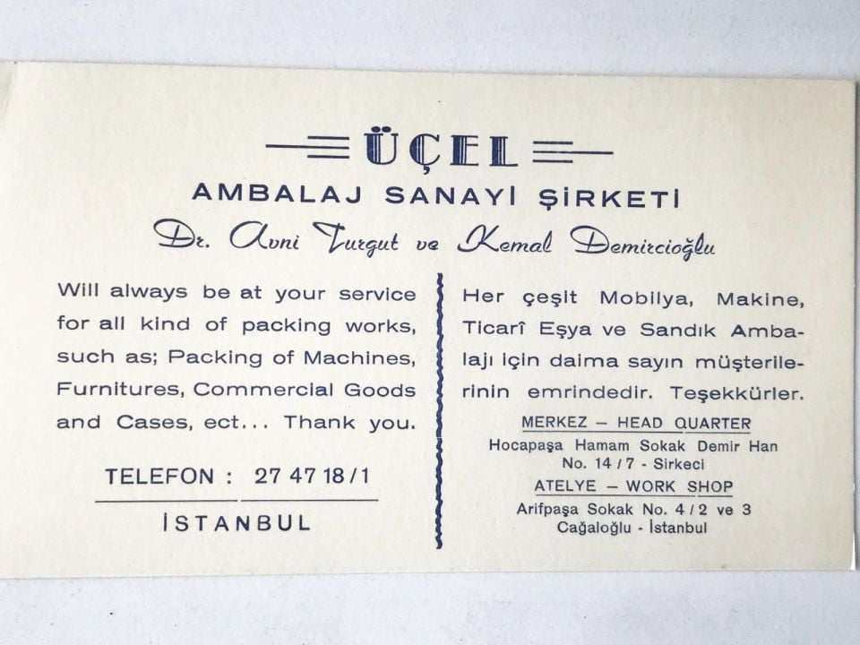 Üçel Ambalaj Sanayi Şirketi - Kartadres