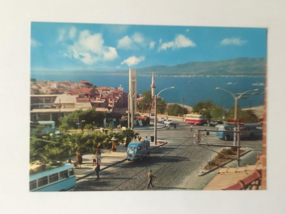 Eşref paşadan bir görünüş - İzmir - Kartpostal