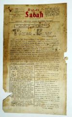 Biga'da sabah - 8 Ocak 1958 / Gazete