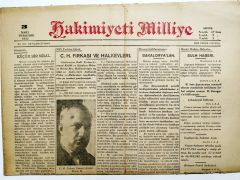 C. H. Fırkası ve Halkevleri haberli, Hakimiyeti Milliye gazetesi - 3 Mart 1935 / Gazete