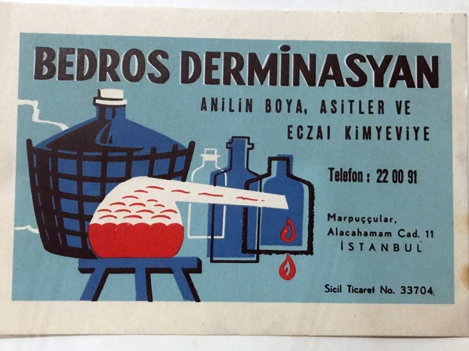Bedros DERMİNASYAN - Eczai Kimyeviye / Kartadres