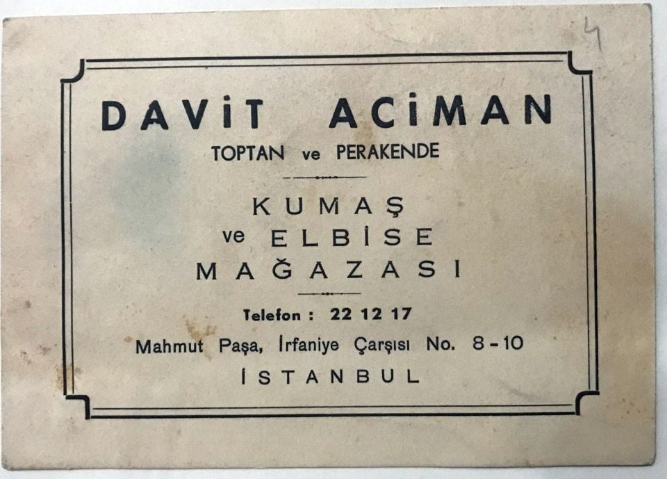 Davit ACİMAN - Kumaş ve Elbise Mağazası - Kartadres