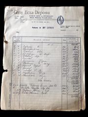 Öziş Ecza Deposu - Fatura