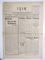 ISPARTA - Işık gazetesi 16 Şubat 1961  - Gazete