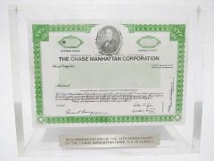 The Chase Manhattan Corporation , N.A. in Turkey - Pleksi plaket