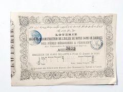 Feriköy Gürcü Kilisesi yararına Eşya Piyangosu