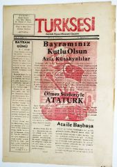 Kütahya, Türksesi gazetesi 19 Ağustos 1961 / Gazete