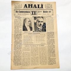 Ahali gazetesi, 27 B. Teşrin 1944 29 Ekim gazeteleri, Samsun - Efemera