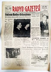 21 Ekim 1959 tarihli Radyo gazetesi / Gazete