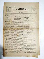 Halkevinde Lisan kursları açıldı - 21 Salı 1937 tarihli Diyarbakır gazetesi  / Gazete