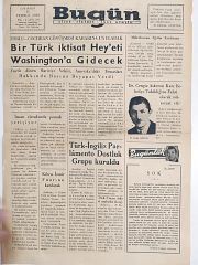 Bugün gazetesi 11 Temmuz 1959 KARS- Gazete