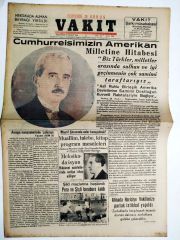 Pera ve Şişli berabere kaldı - 27 Şubat 1939 tarihli Vakit gazetesi / Gazete