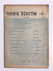 Teknik Öğretim Dergisi Sayı:52 / 1945 - Dergi