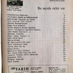 Türk futbolunda ilkler, Edirne'deki kayıklar ve yalılar,  Hayat Tarih dergisi, Mart 1967, Sayı: 2 - Kitap