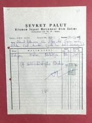 Şevket PALUT HASKÖY - Fatura