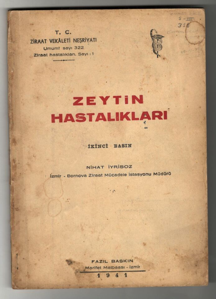 Zeytin hastalıkları * NİHAT İYRİBOZ