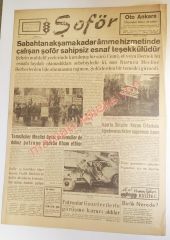 Şoför gazetesi, Sayı:8 - 13 Ocak 1961 - Efemera