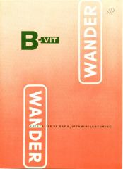 Wander ilaç tanıtım - B - vit - Kristalize ve saf - Efemera