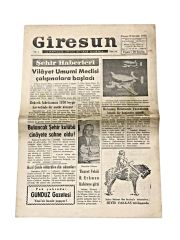 Giresun Gazetesi - 12 Aralık 1958