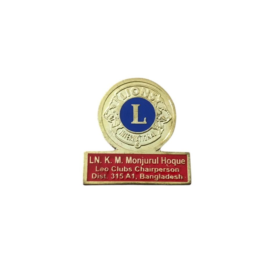 LN. K. M. Monjurul Hoque Leo Clubs Lions - Eski Rozet