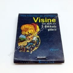Visine kibrit Tıp - Eczacılık kibritleri Pfizer