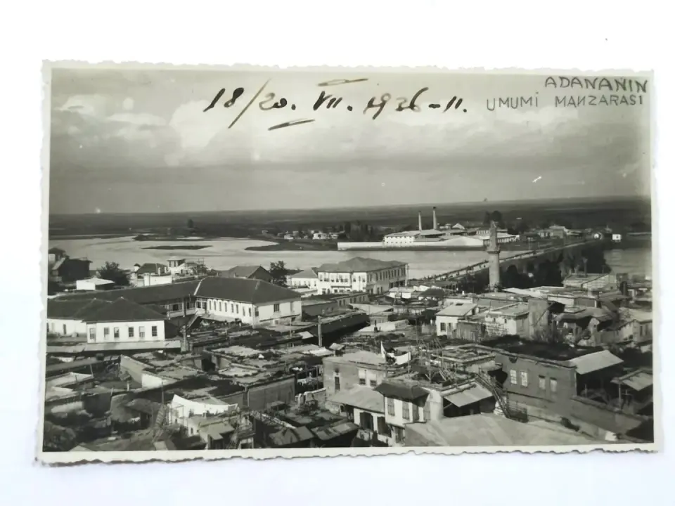 Adana'nın Umumi Manzarası * Eski kartpostal
