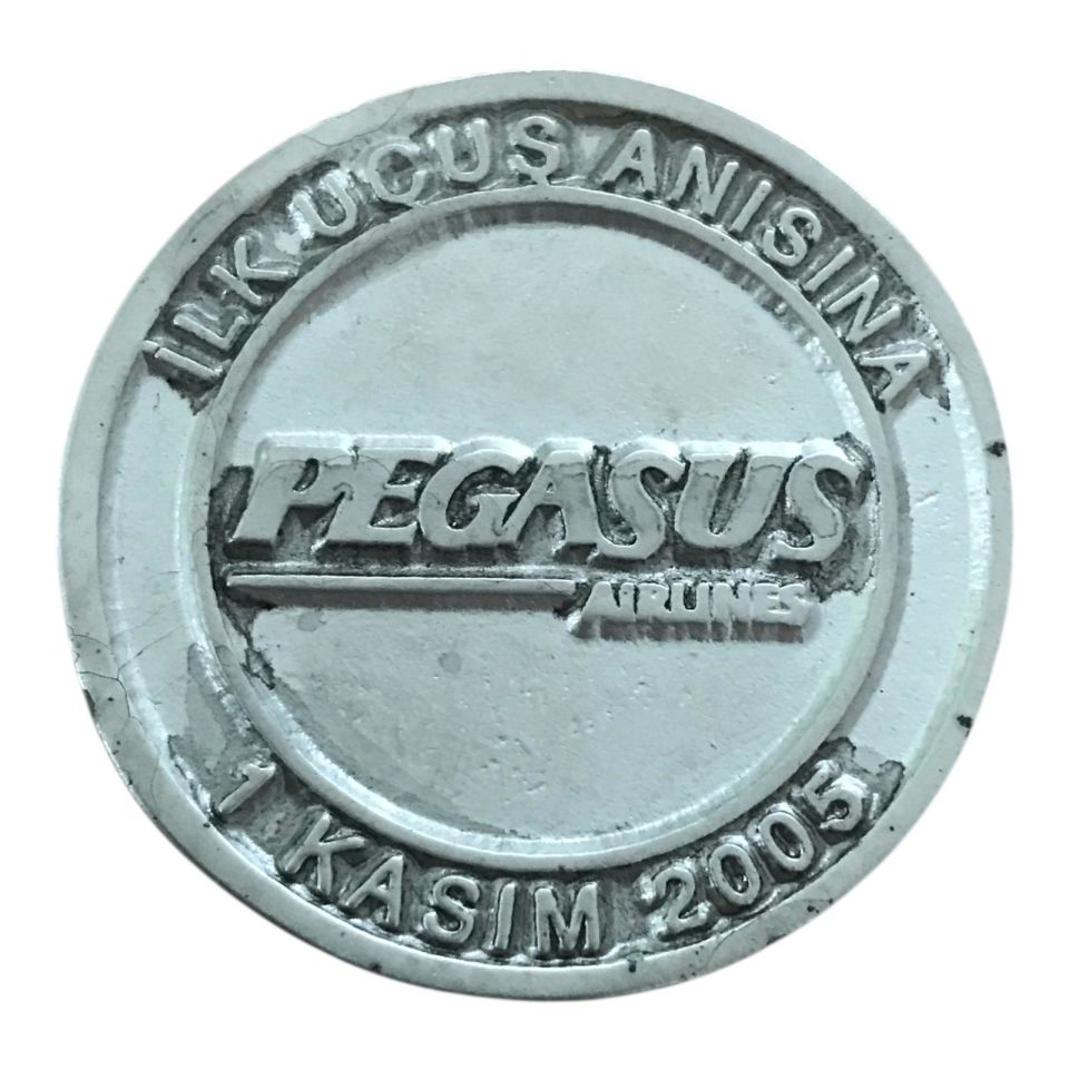Pegasus Airlines İlk uçuş anısına 1 Kasım 2005 - MADALYON