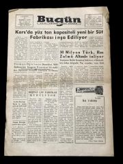 Kars - Bugün gazetesi /13 Temmuz 1959