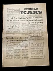 Demokrat Kars Gazetesi - 7 Ocak 1960