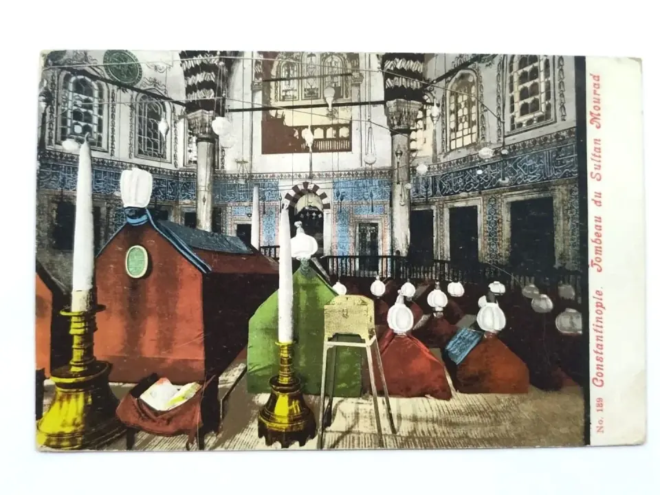 Constantinople Tombeau du Sultan Mourad * Eski kartpostal