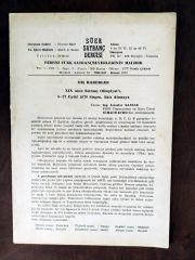 Süer Satranç dergisi / Özbeöz Türk Satrançseverlerinin malıdır. 1970 - Sayı 5