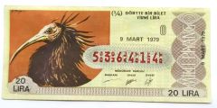 9 Mart 1979 / Dörtte bir - Piyango bileti