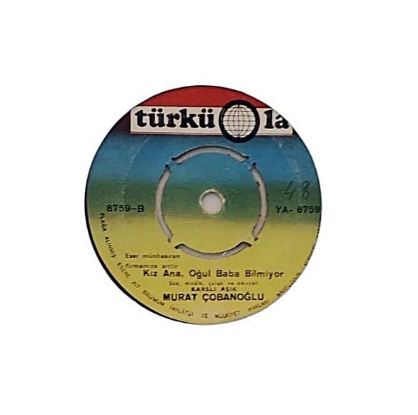 Murat ÇOBANOĞLU * Kız ana oğul baba bilmiyor / Keremi yandırıp * 45'lik plak